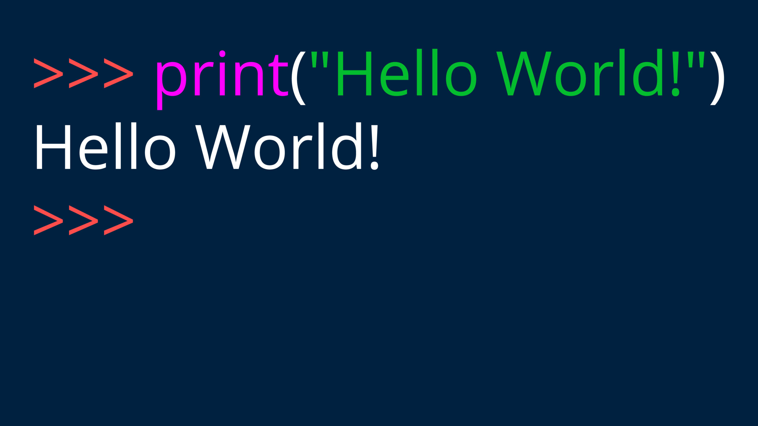 Hello World